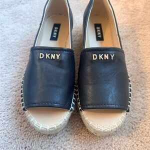DKNY Black Espadrille Flats